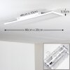 Salmi Plafondlamp LED Wit, 1-licht, Afstandsbediening