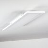 Salmi Plafondlamp LED Wit, 1-licht, Afstandsbediening