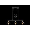 Globo LENIUS Hanglamp Zwart, 3-lichts