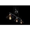 Globo LENIUS Hanglamp Zwart, 3-lichts