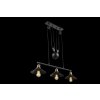 Globo LENIUS Hanglamp Zwart, 3-lichts