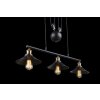 Globo LENIUS Hanglamp Zwart, 3-lichts