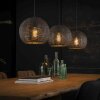 Ommerlanderwijk Hanglamp Bruin, Zwart, 3-lichts