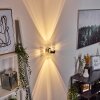 Sapri Muurlamp Chroom, 1-licht