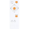 Globo Optima Plafondlamp LED Wit, 1-licht, Afstandsbediening