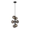 Lucide TYCHO Hanglamp Zwart, 6-lichts