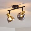 Mariefred Plafondlamp Zwart, 2-lichts
