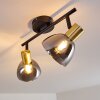 Mariefred Plafondlamp Zwart, 2-lichts
