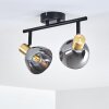 Mariefred Plafondlamp Zwart, 2-lichts
