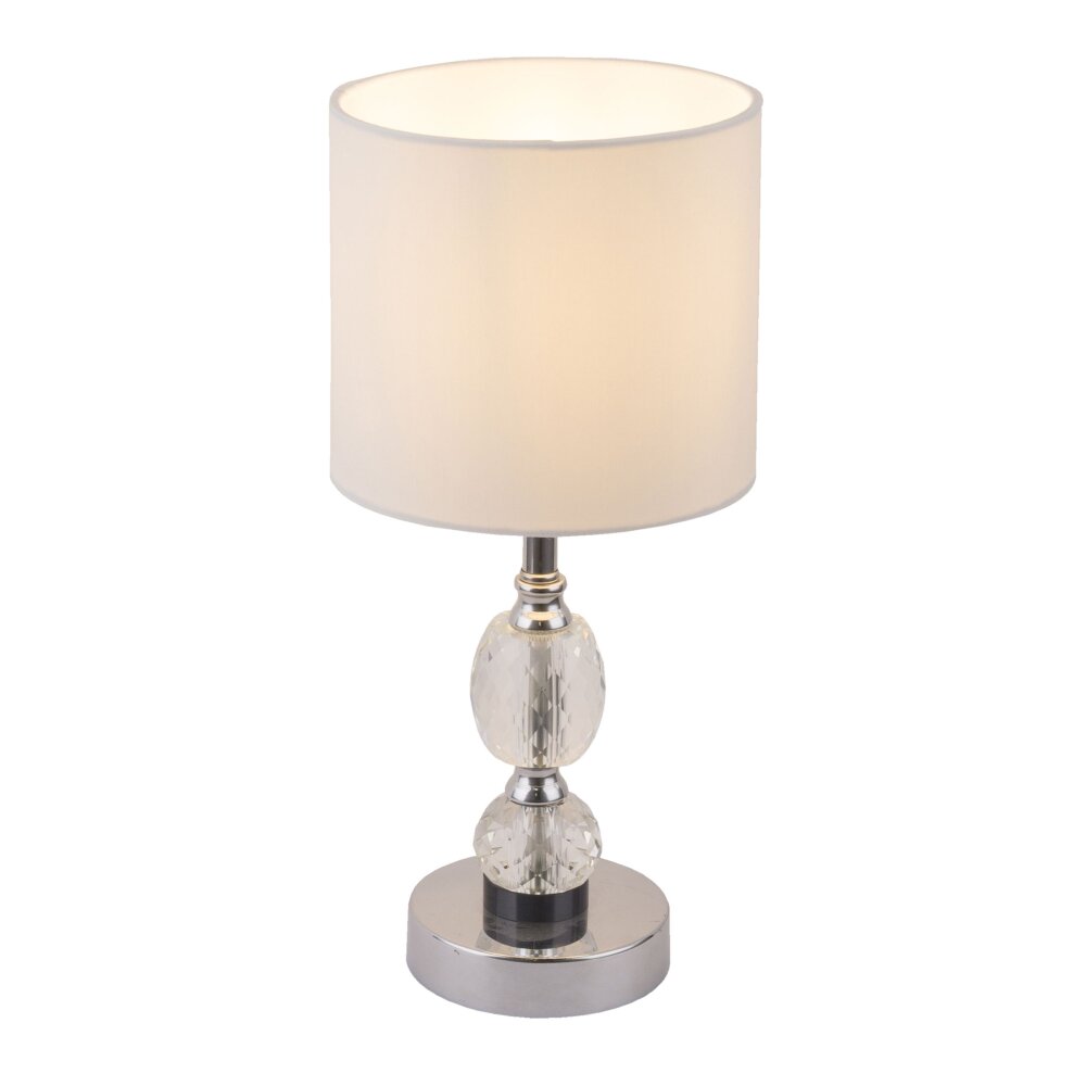 Globo BRONN Tafellamp Wit, 1-licht main product photo