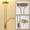 Rom Uplighter LED Oud messing, 2-lichts