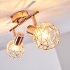 Palmira Plafondlamp Koperkleurig, 2-lichts