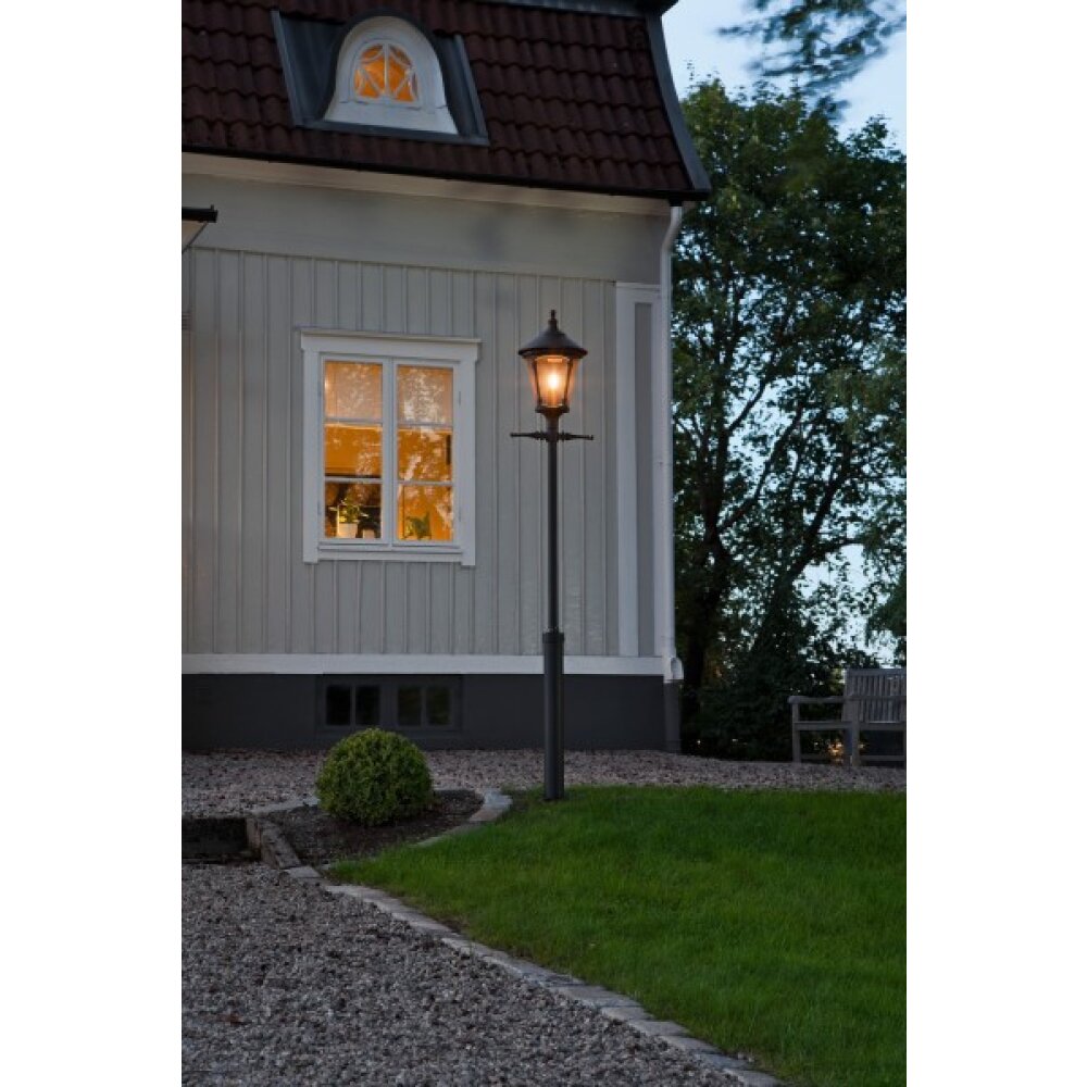 Konstsmide Virgo Padverlichting Zwart, 1-licht main product photo