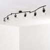 Bois Plafondlamp Zwart, 6-lichts