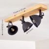 Svanfolk Plafondlamp Hout licht, 3-lichts
