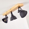 Svanfolk Plafondlamp Hout licht, 3-lichts