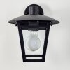 Siera Buiten muurverlichting Zwart, 1-licht