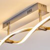 Dundas Plafondlamp LED roestvrij staal, 2-lichts