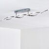 Dundas Plafondlamp LED roestvrij staal, 2-lichts