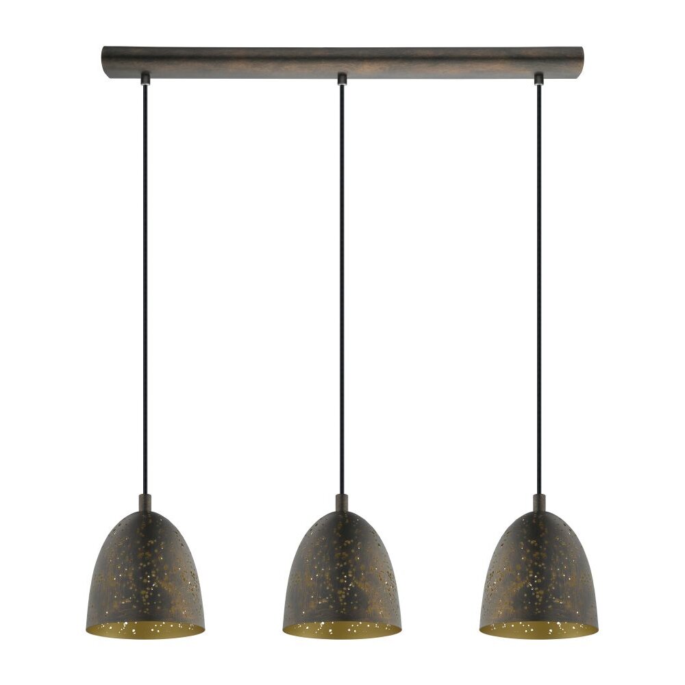 Eglo SAFI Hanger Bruin, Goud, 3-lichts main product photo