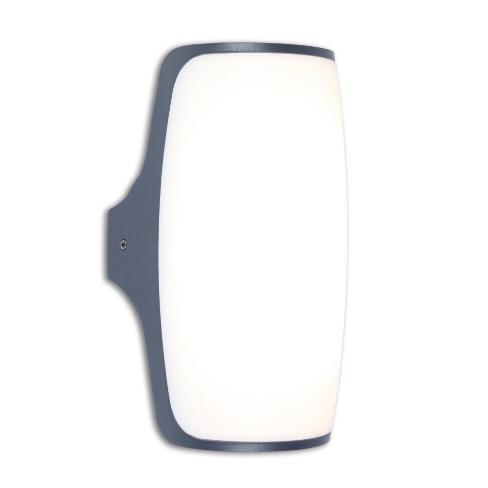 Lutec SECO Buiten muurverlichting LED Antraciet, 1-licht main product photo