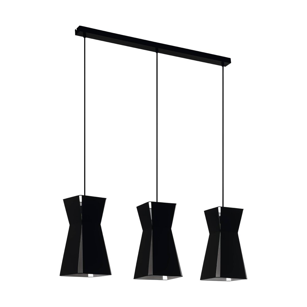 Eglo VALECROSIA Hanger Zwart, Wit, 3-lichts main product photo