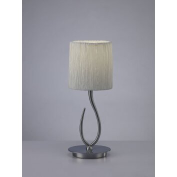 Mantra Lua Tafellamp Nikkel mat, 1-licht
