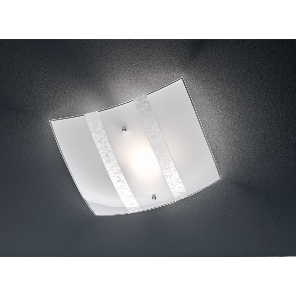Trio NIKOSIA Plafondlamp Zilver, 1-licht main product photo