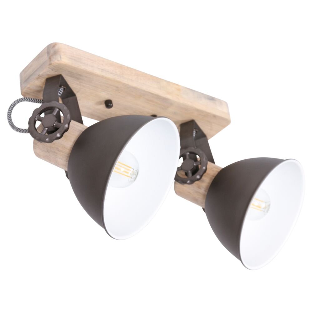 Steinhauer Gearwood Plafondlamp Hout licht, 2-lichts main product photo