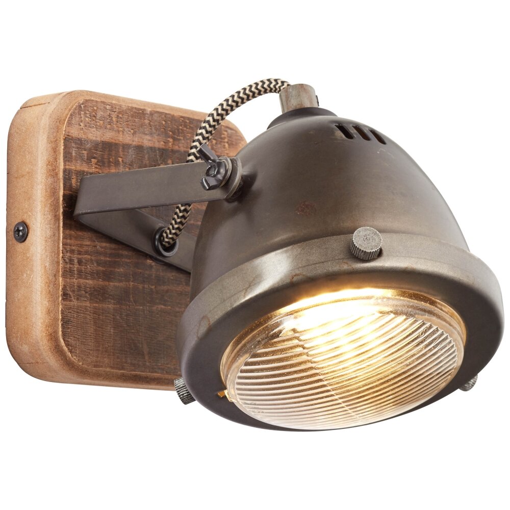 Brilliant Muurspot roestvrij staal, 1-licht main product photo