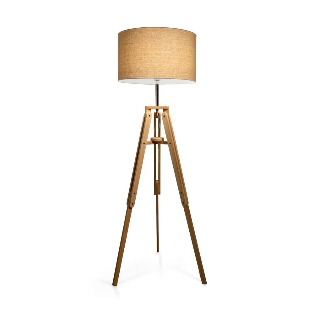 Ideallux KLIMT Staande lamp Hout licht, 1-licht main product photo