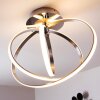 Trio CORLAND Plafondlamp LED Chroom, 1-licht