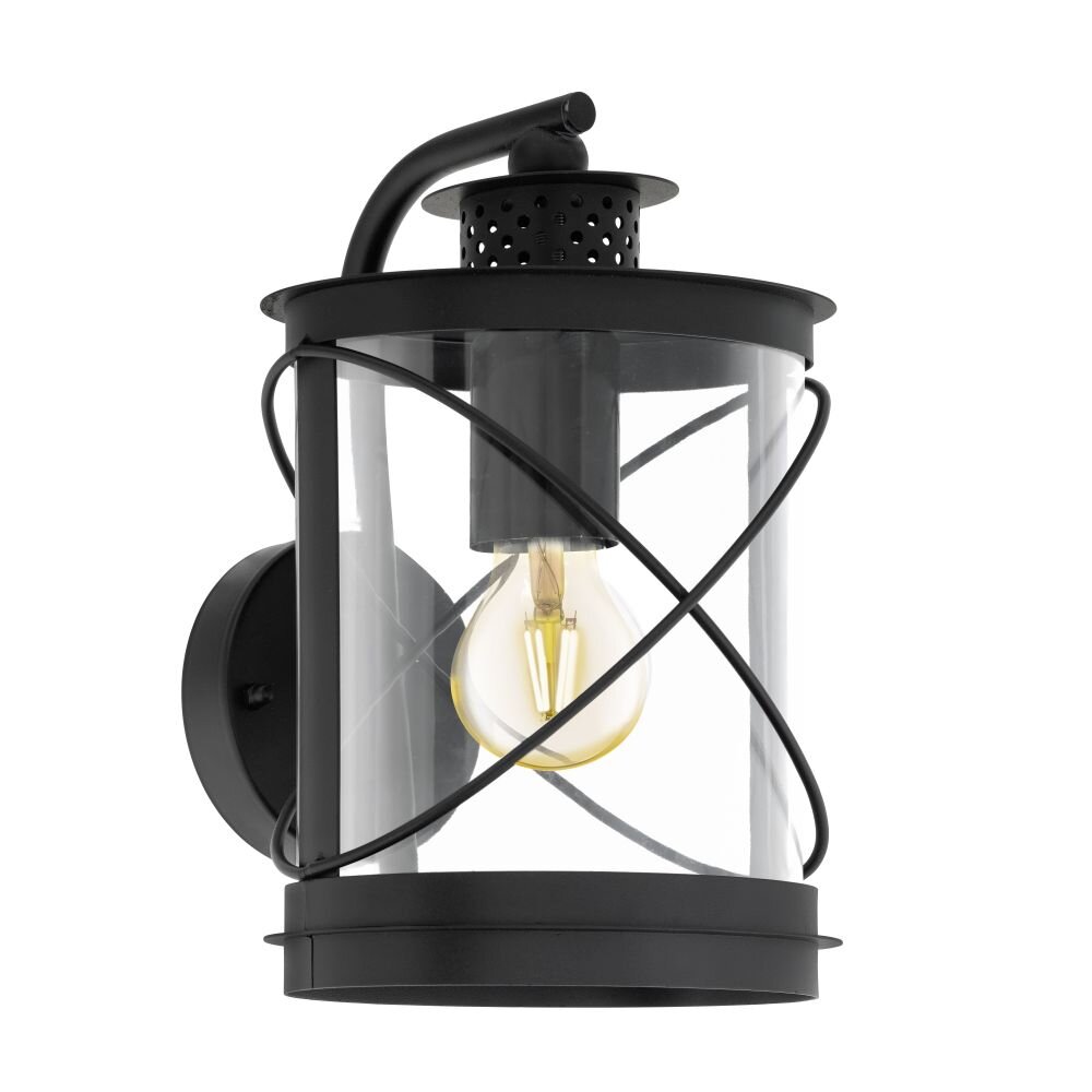 Eglo HILBURN Muurlamp Zwart, 1-licht main product photo