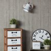 Brilliant Plow Muurspot Hout donker, Wit, 1-licht