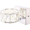 Globo AMUR Muurlamp LED Chroom, Duidelijk, 1-licht