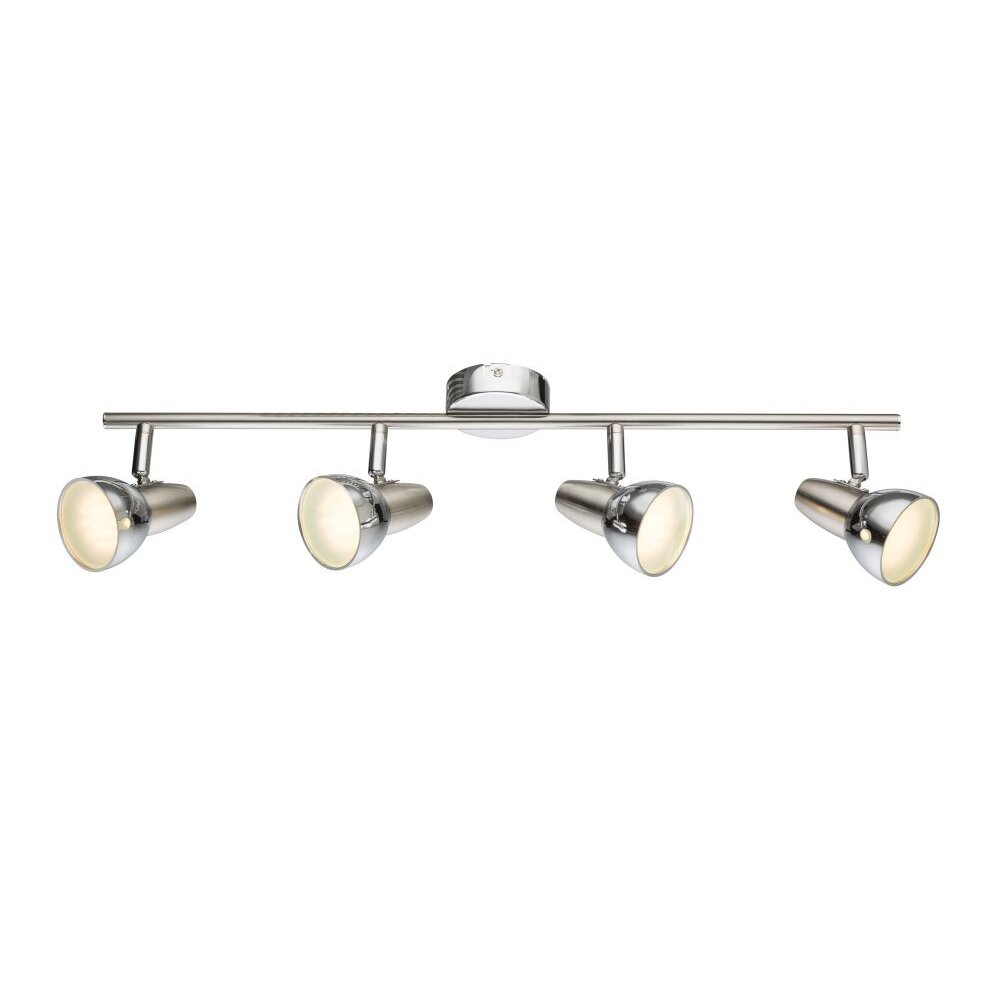 Globo CAPPUCCINO Plafond straler LED Nikkel mat, 4-lichts main product photo