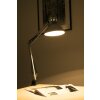 Brilliant Hobby Bureauklem licht roestvrij staal, Titan, 1-licht