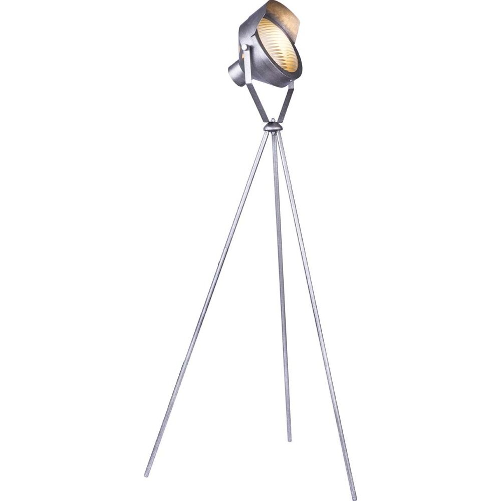 Globo FLORIN Staande lamp Grijs, Zilver, 1-licht main product photo