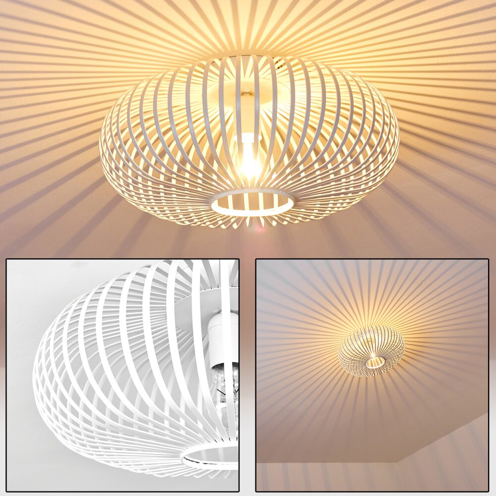 Ovari Plafondlamp Wit, 1-licht main product photo