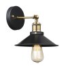 Globo LENIUS Muurlamp Zwart, 1-licht