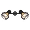 Globo CLASTRA Spotlamp Zwart, 2-lichts