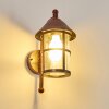 Saicourt Buiten muurverlichting Red, Zwart, 1-licht