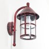Saicourt Buiten muurverlichting Red, Zwart, 1-licht