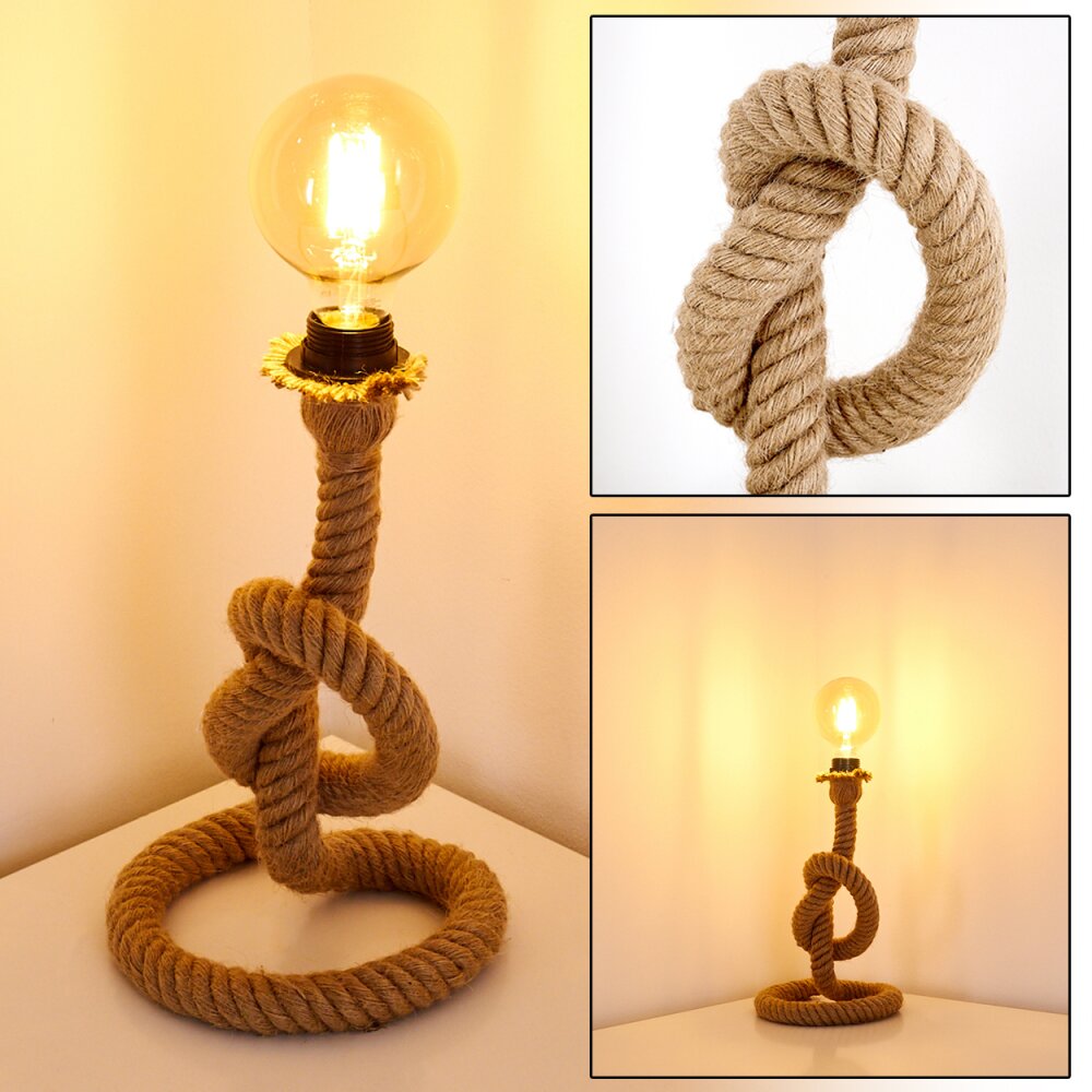 Etowah Tafellamp Bruin, Zwart, 1-licht main product photo