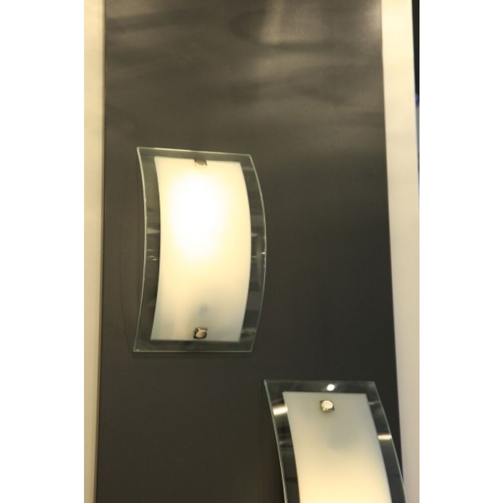 Brilliant Elysee Muurlamp roestvrij staal, 1-licht main product photo