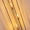 Yuhigaoka Staande lamp Koperkleurig, Zwart, 3-lichts