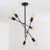 Bogno Plafondlamp Zwart, 6-lichts