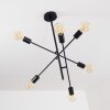 Bogno Plafondlamp Zwart, 6-lichts