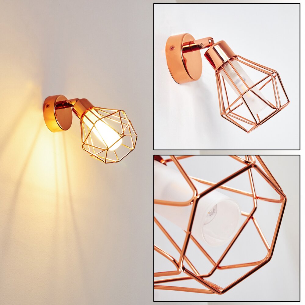Ferrand Muurlamp Koperkleurig, 1-licht main product photo