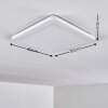 Siguna Plafondpaneel LED Wit, 1-licht